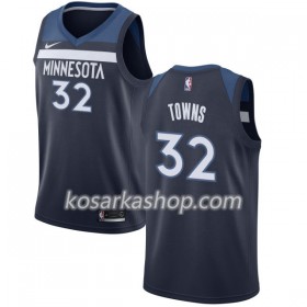 Dres Minnesota Timberwolves Karl-Anthony Towns 32 Nike 2017-18 Navy Swingman